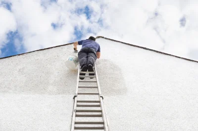 Peinture extérieure à Morlanne — façades et ravalement